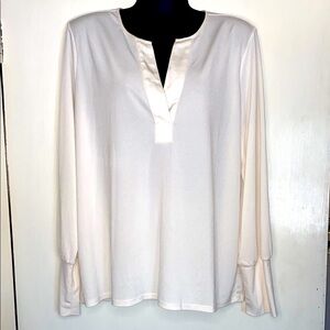 BANANA REPUBLIC Elegant Cream Blouse L
